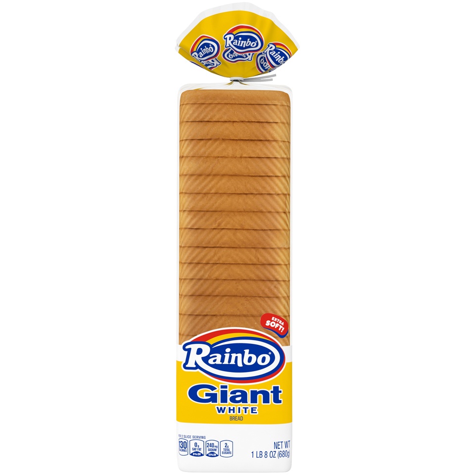 slide 1 of 1, Rainbo Giant White Bread, 24 oz