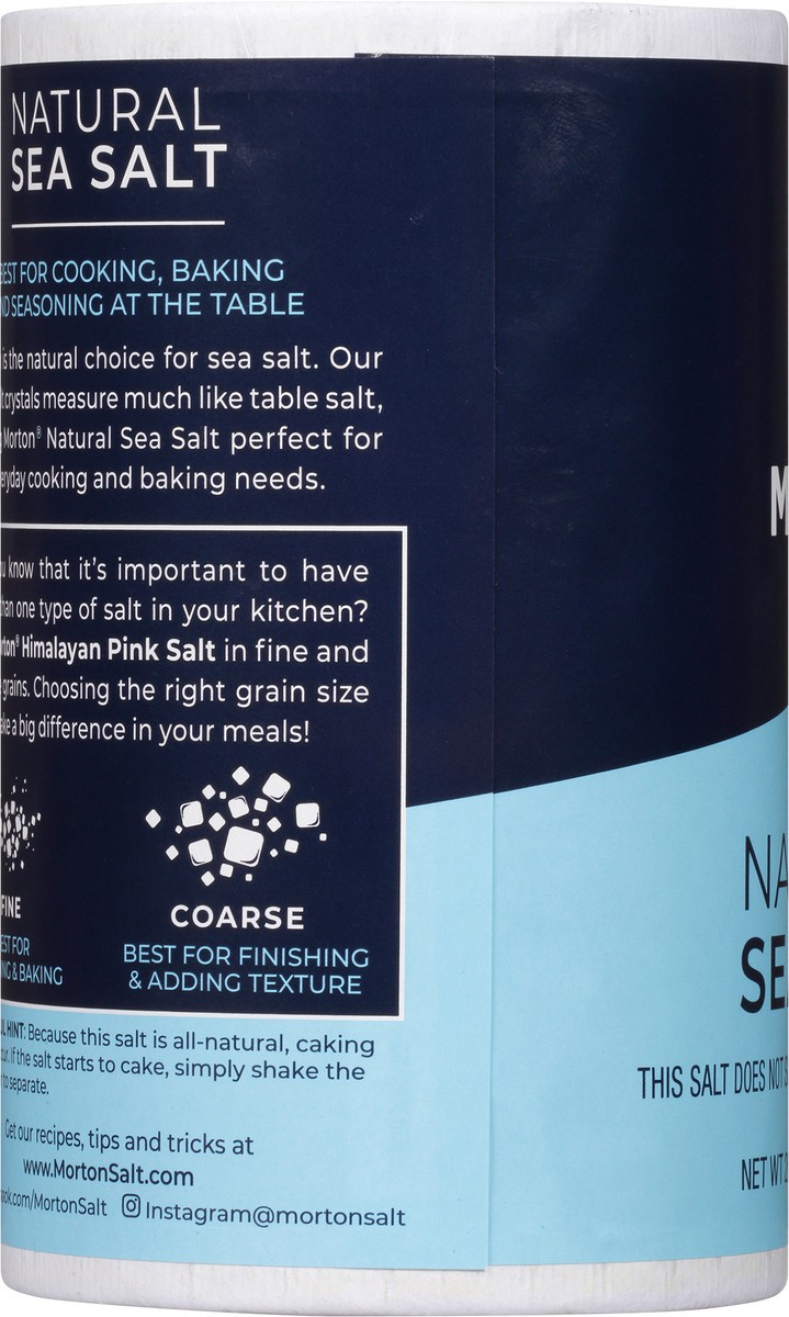 slide 8 of 10, Morton Natural Sea Salt, 26 oz