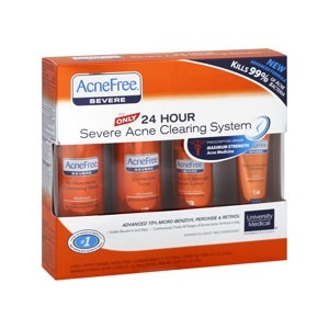 slide 1 of 1, Acnefree Severe Acne Treatment System, 11 oz
