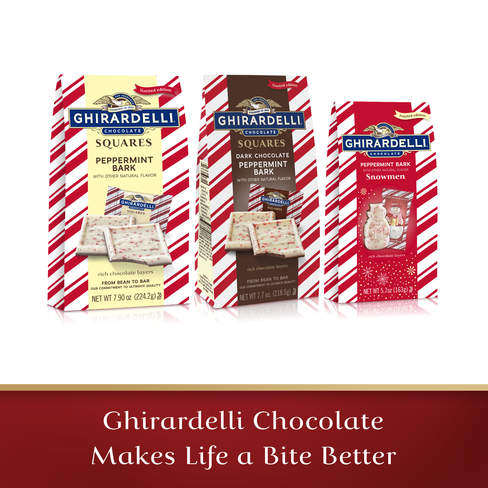 slide 5 of 9, Ghirardelli Holiday Chocolate Assortment Squares, 14.8 oz