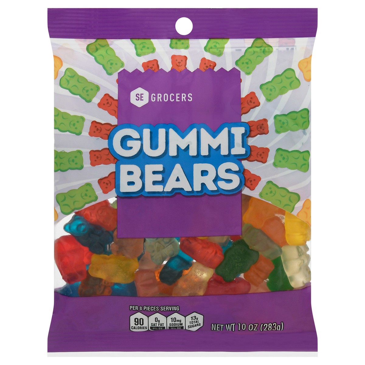 slide 1 of 12, SE Grocers Gummi Bears, 10 oz