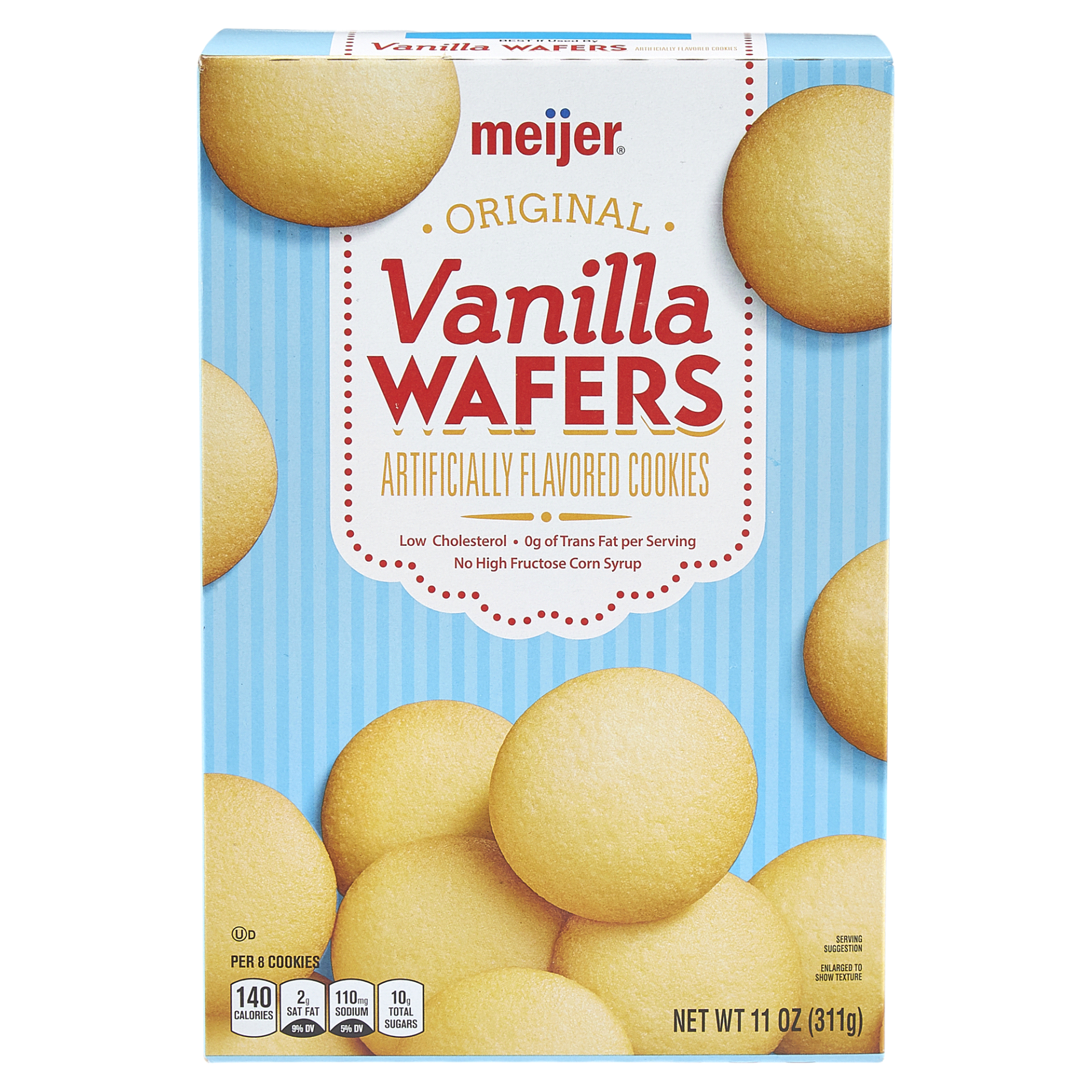 slide 1 of 6, Meijer Vanilla Wafers, 11 oz