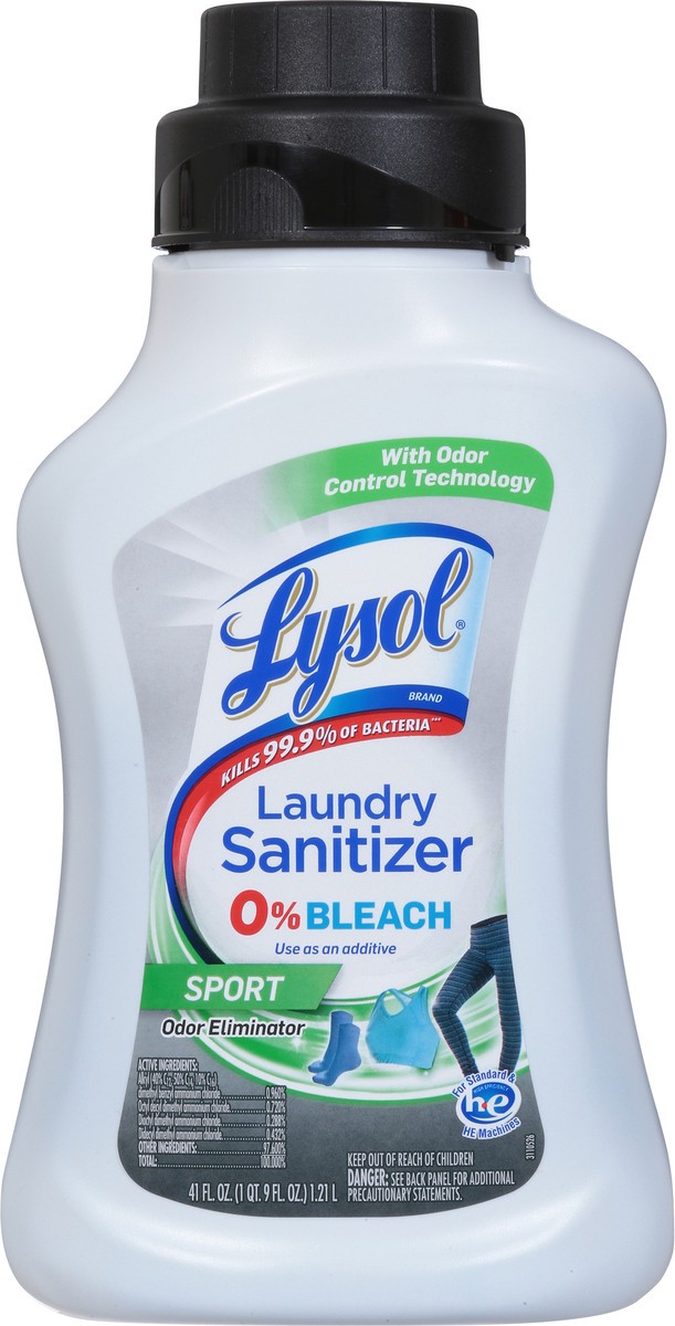 slide 5 of 9, Lysol Tough Odor Eliminator HE Laundry Sanitizer 41 fl oz, 41 fl oz