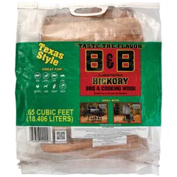 B & B Charcoal Hickory Kiln Dried Cooking Grillwood