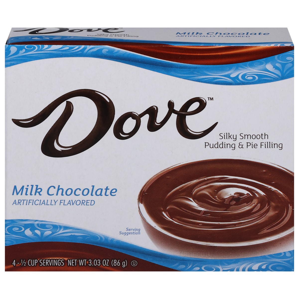 slide 1 of 13, Dove Milk Chocolate Pudding & Pie Filling 3.03 oz, 3.03 oz