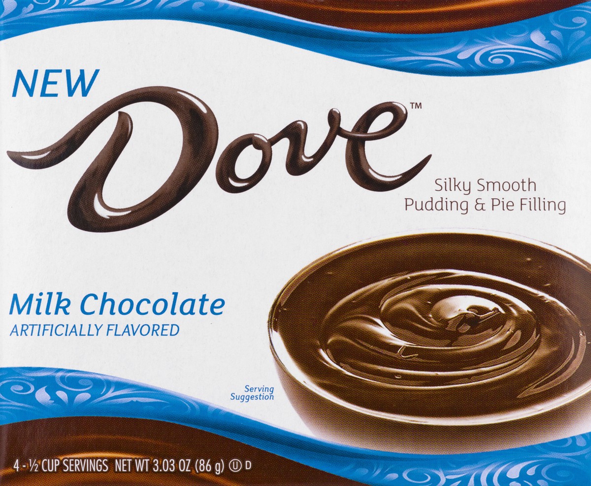 slide 6 of 13, Dove Milk Chocolate Pudding & Pie Filling 3.03 oz, 3.03 oz