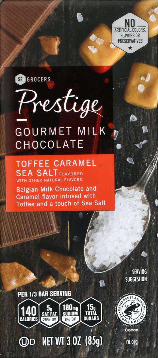 slide 1 of 1, SE Grocers Prestige Caraml Toffee Ss, 3 oz