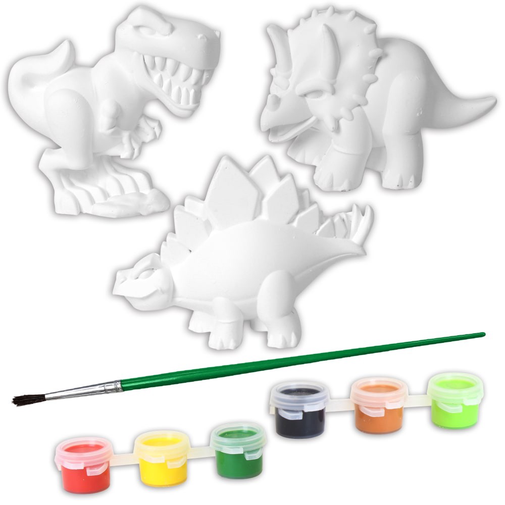 slide 3 of 4, Paint Dinosaurs, 1 ct