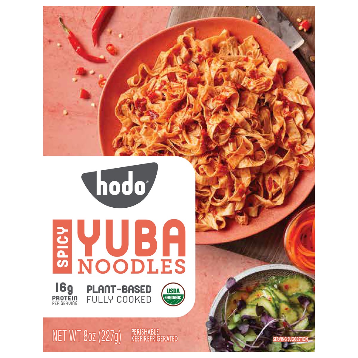 slide 1 of 3, Hodo Spicy Yuba Noodles 8 oz, 8 oz