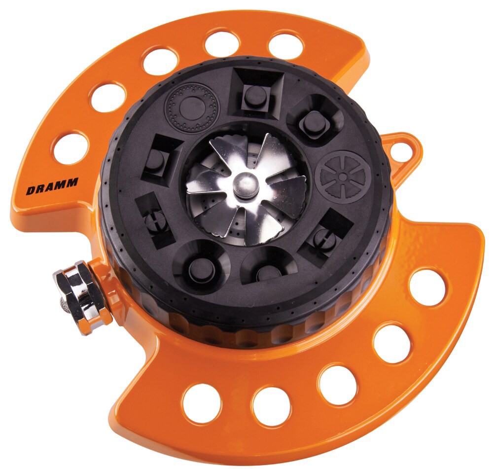 slide 1 of 1, Dramm Orange Turret Wtrng Sprinklr, 1 ct