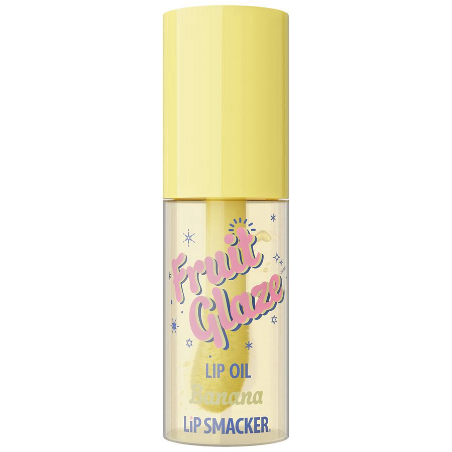 slide 2 of 5, Lip Smacker Fruit Glaze Lip Oil Banana, 0.21 fl oz