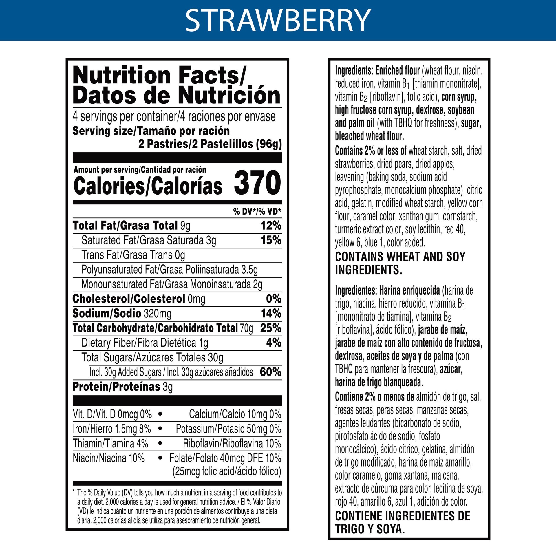 slide 4 of 5, Pop-Tarts Frosted Strawberry Toaster Pastries, 8 ct