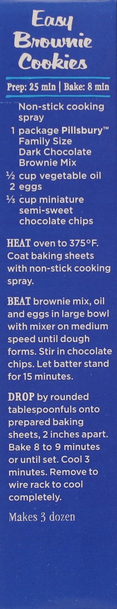 slide 4 of 9, Pillsbury Dark Chocolate Brownie Mix, 18.4 oz Box, 18.4 oz