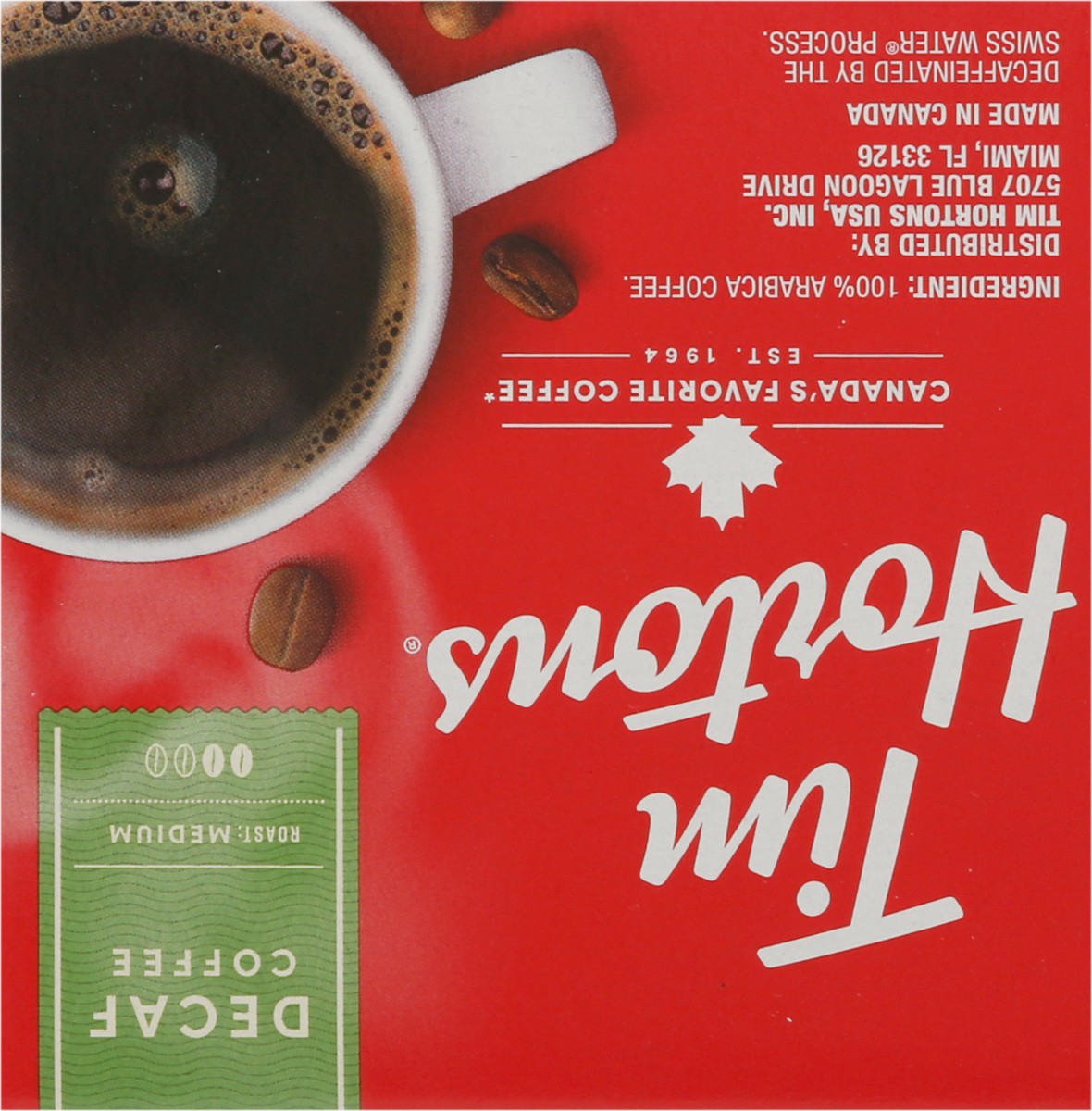 slide 5 of 9, Tim Hortons Decaffeinted Single Serve Coffee Pods - 12 ct, 12 ct