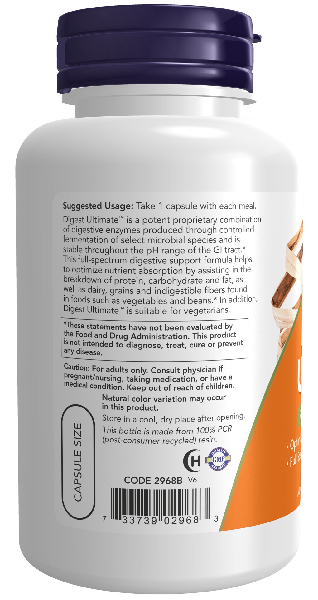 slide 3 of 4, NOW Digest Ultimate™ - 120 Veg Capsules, 120 ct