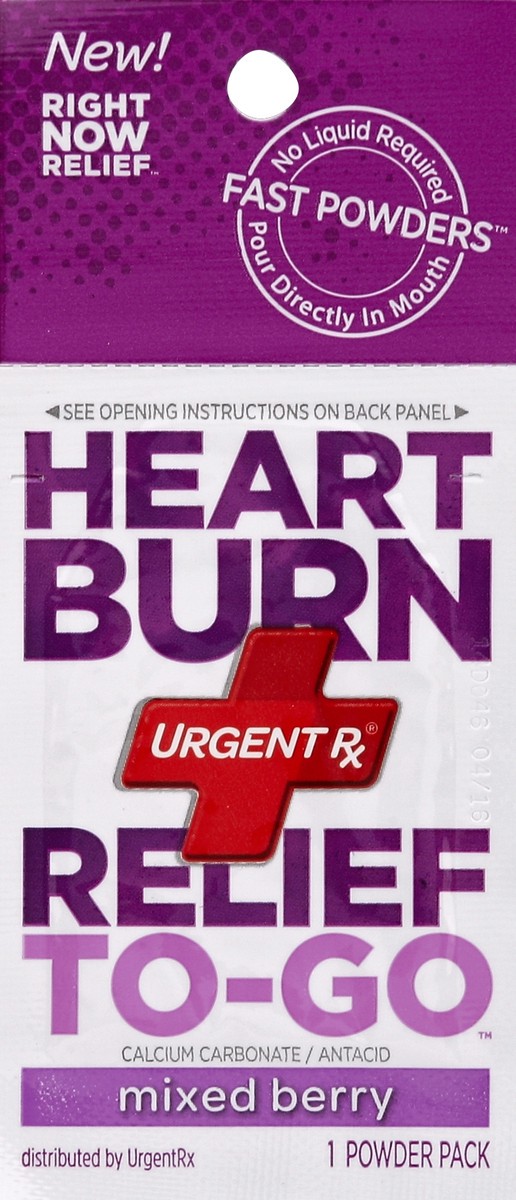 slide 2 of 2, UrgentRx Heart Burn Relief 1 ea, 1 ct