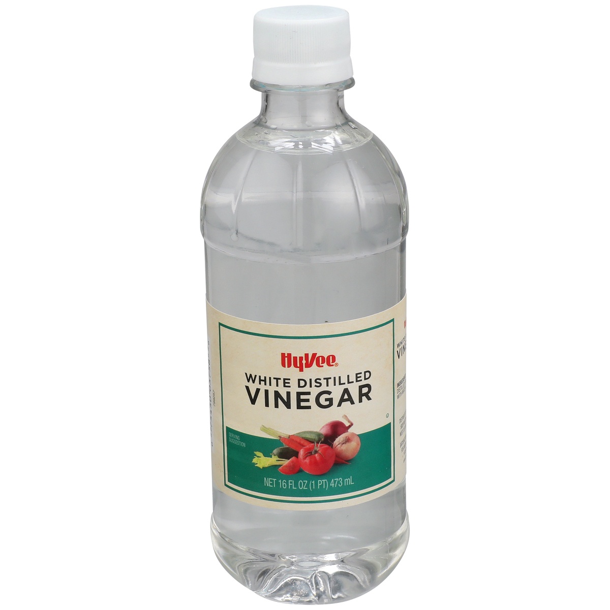 slide 1 of 1, Hy-vee White Distilled Vinegar, 16 fl oz