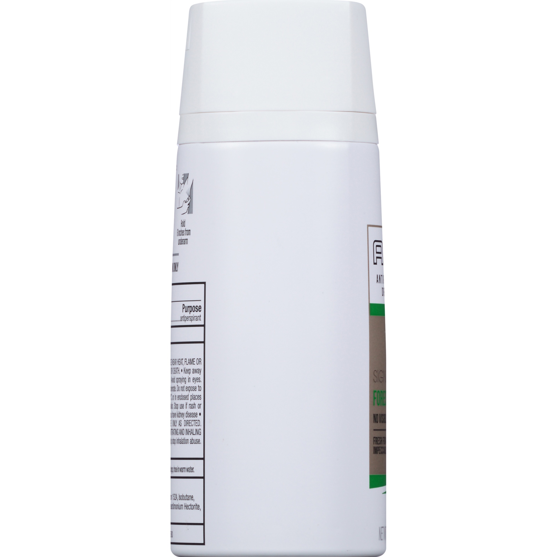 slide 2 of 4, AXE White Label Forest Dry Spray Antiperspirant, 3.8 oz
