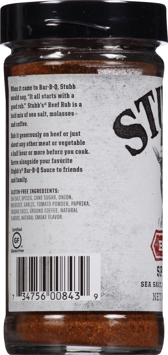 slide 6 of 8, Stubb's Beef Rub, 2 oz, 2 oz