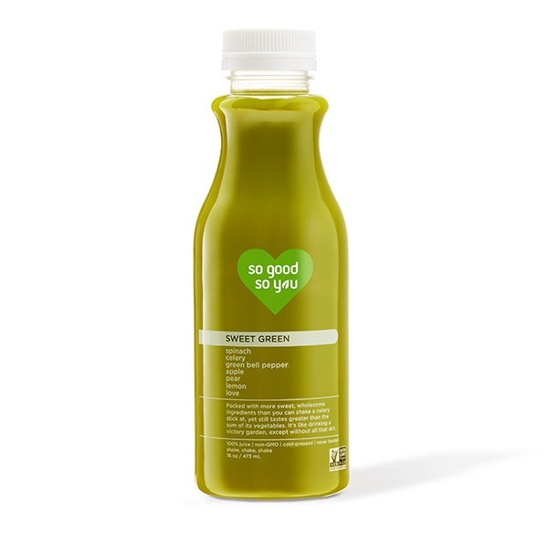 slide 1 of 1, Juice So Good So Good So You- Sweet Green, 1 ct