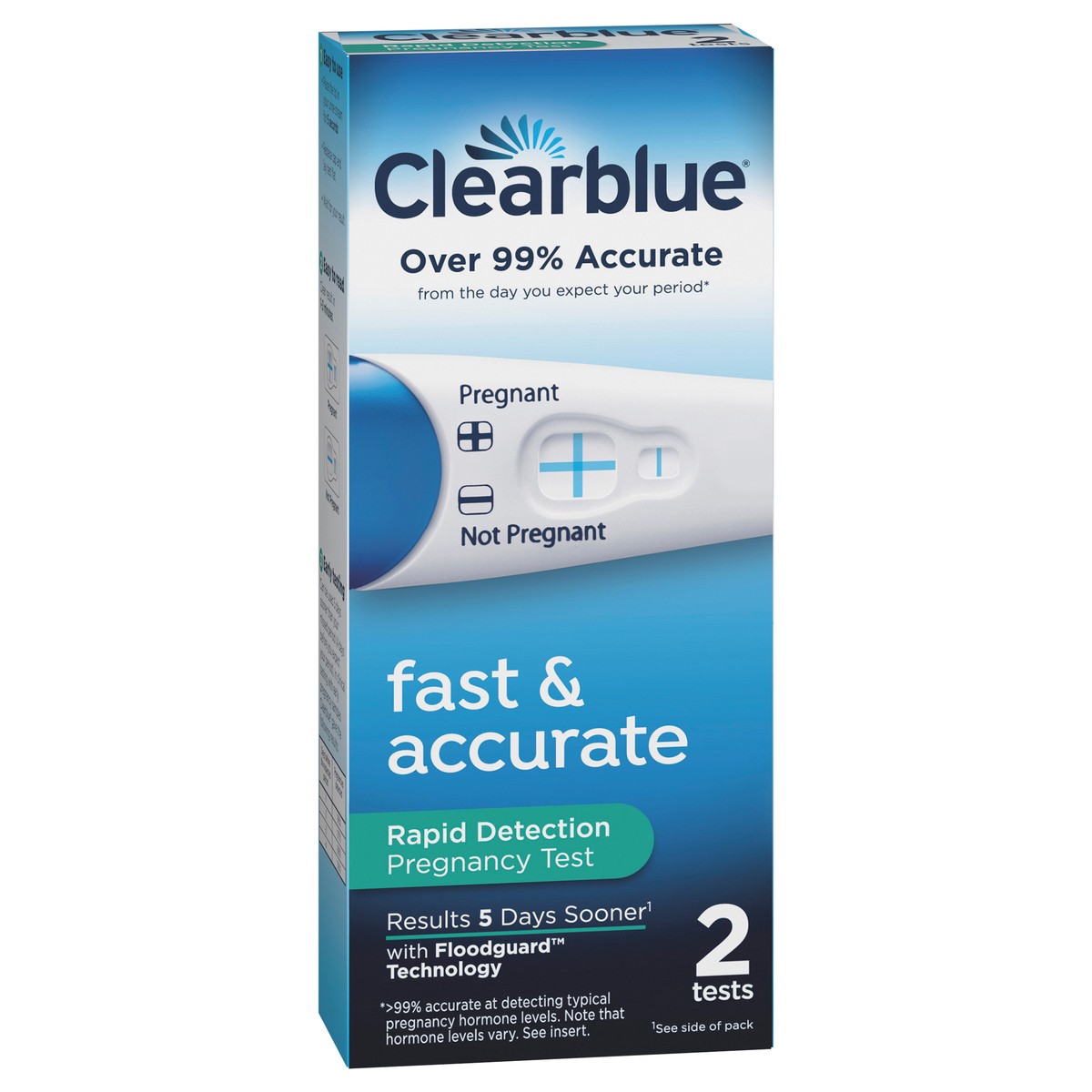 slide 2 of 7, Clearblue Clear Blue Easy Pregnancy Test, 2 ct