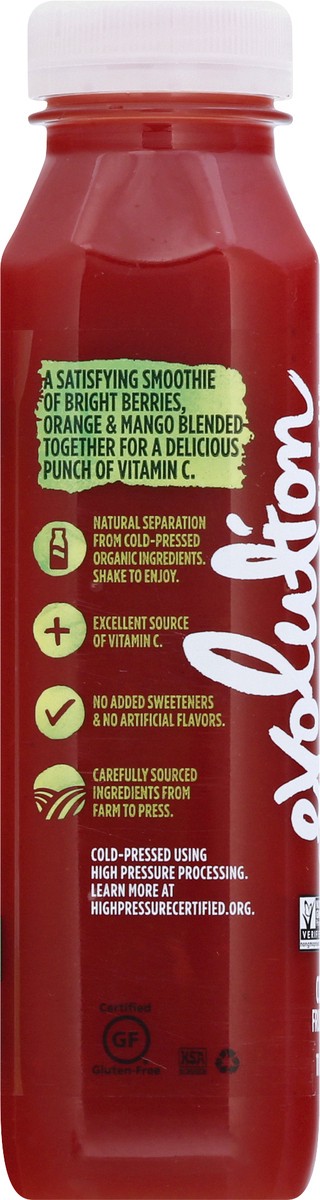 slide 2 of 12, Evolution Fresh Organic Vital Berry — Cold-Pressed Fruit Juice Smoothie — Excellent Source of Vitamin C — 11 fl oz, 11 oz