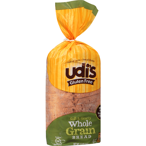 slide 6 of 8, Udi's Gluten Free Whole Grain Bread, 12 oz