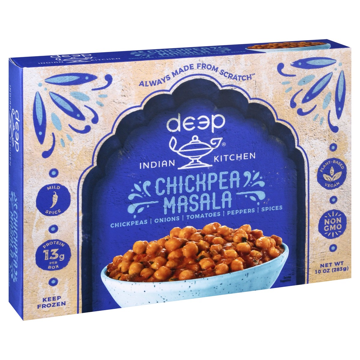 slide 10 of 10, Deep Mild Spice Chickpea Masala 10 oz, 10 oz