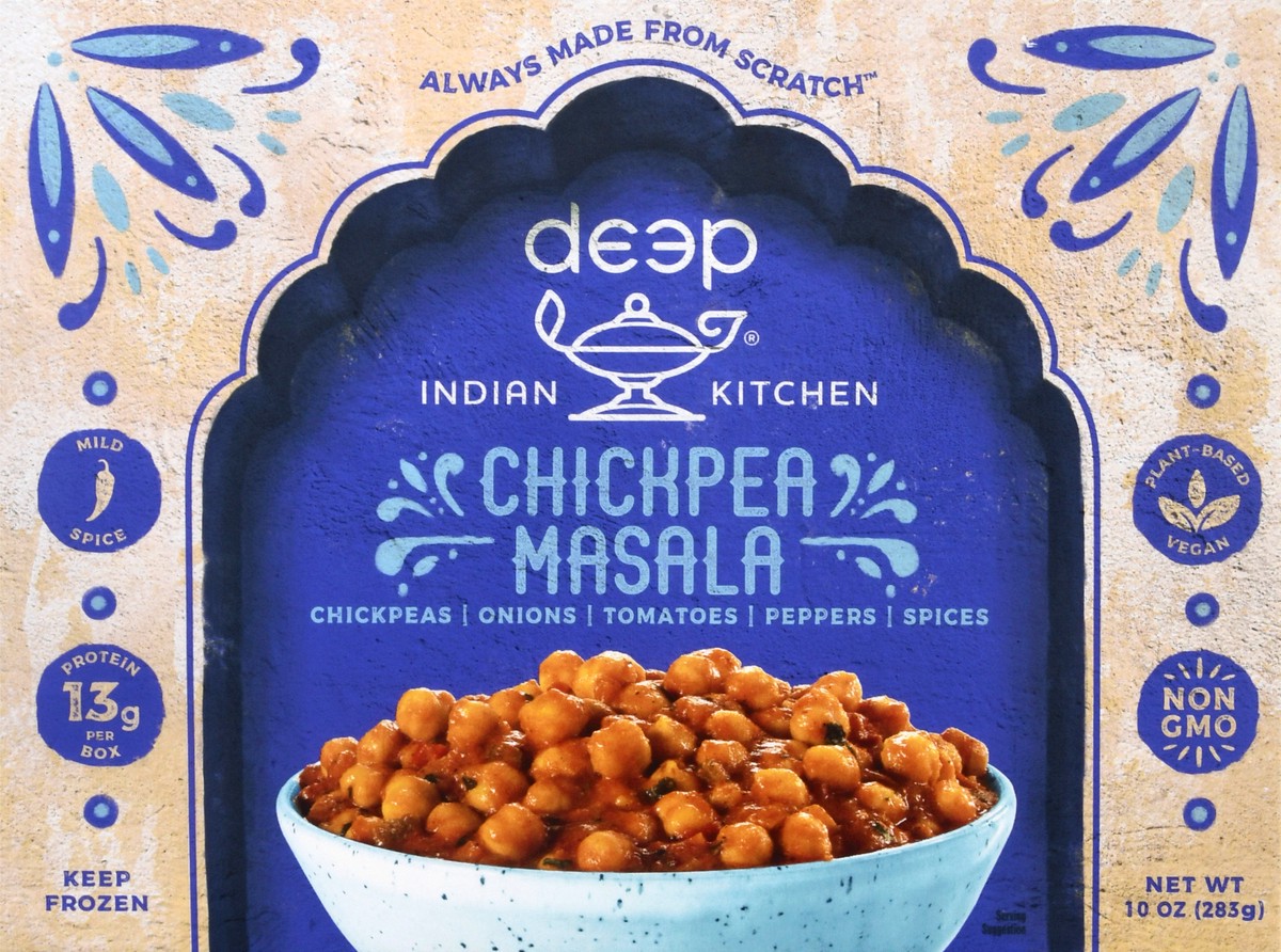 slide 1 of 10, Deep Mild Spice Chickpea Masala 10 oz, 10 oz