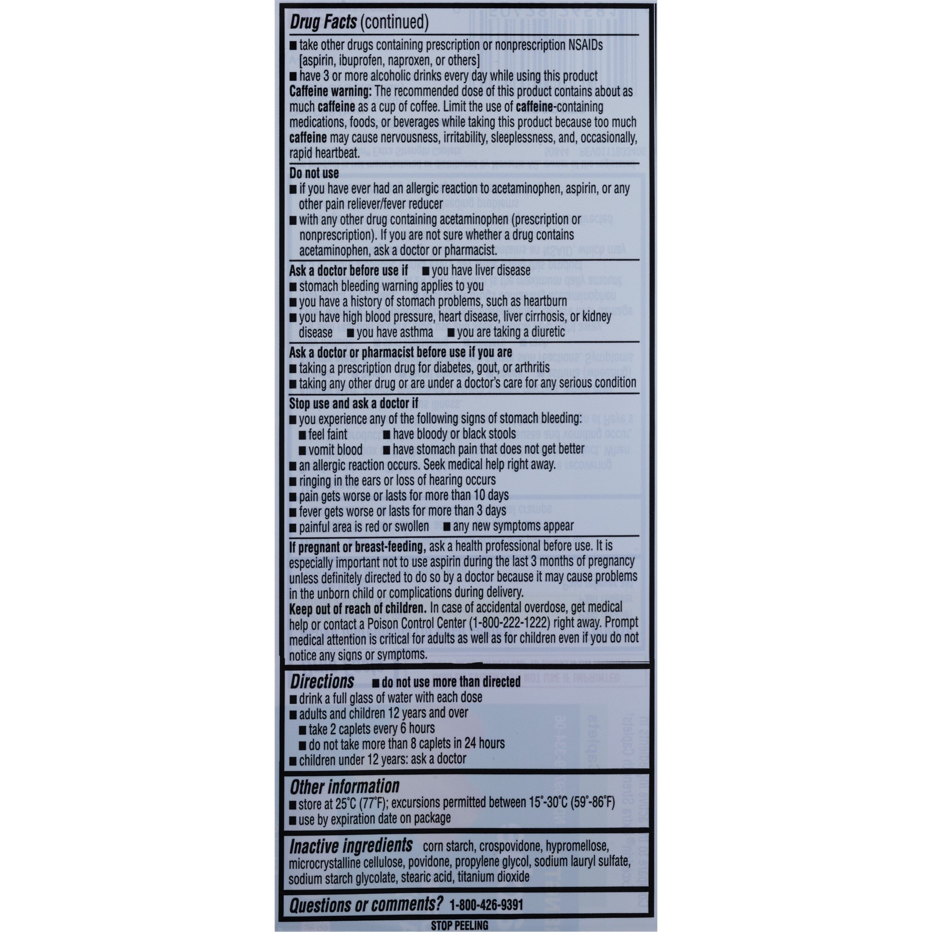slide 4 of 5, Cvs Extra Strength Headache Relief Acetaminophen, Aspirin (Nsaid) & Caffeine Caplets, 200 Ct, 200 ct