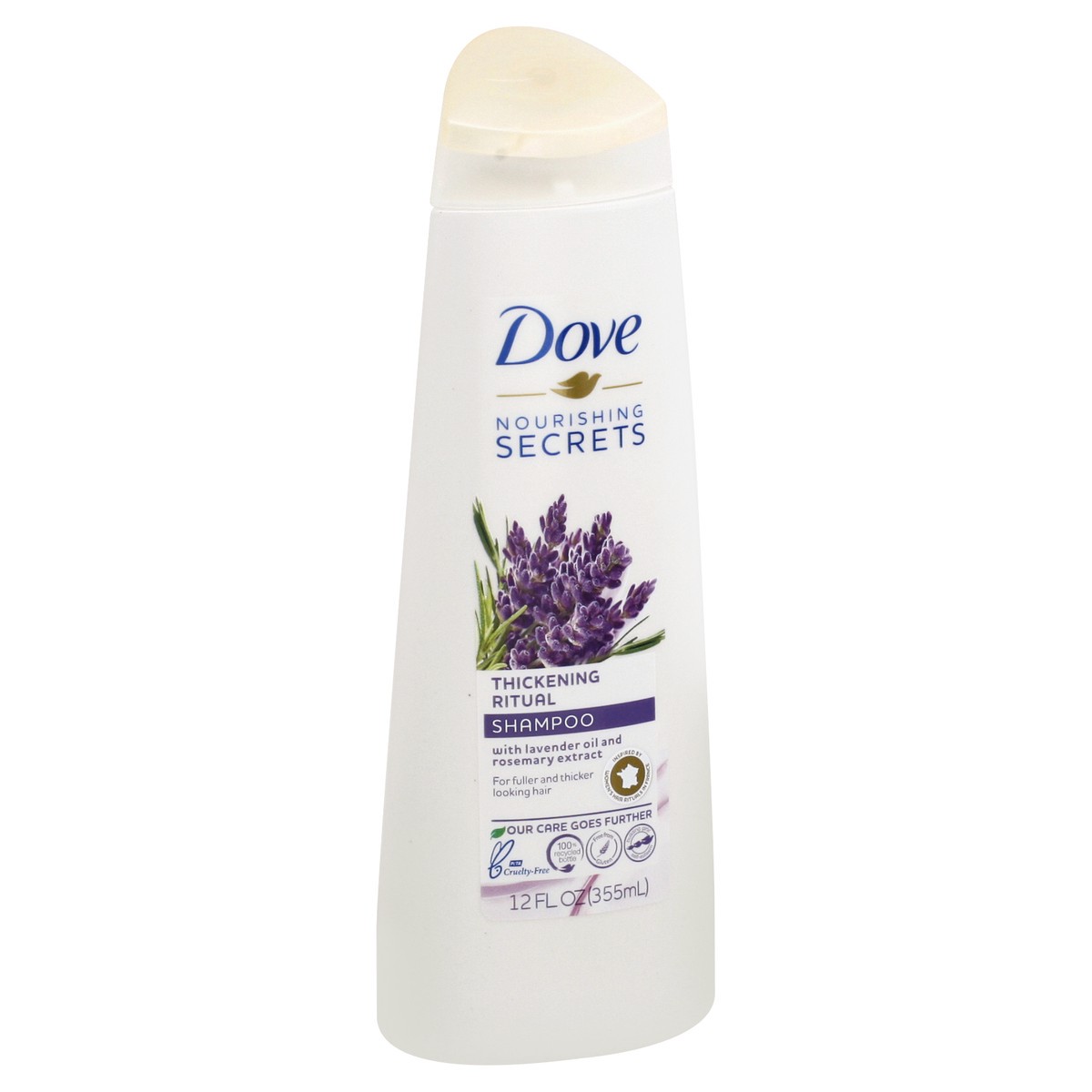 slide 2 of 10, Dove Volumizing Shampoo Lavender & Volume, 12 fl oz, 12 fl oz