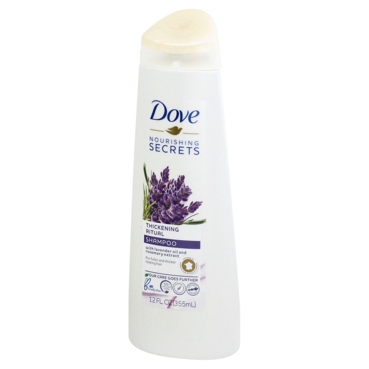 slide 3 of 10, Dove Volumizing Shampoo Lavender & Volume, 12 fl oz, 12 fl oz
