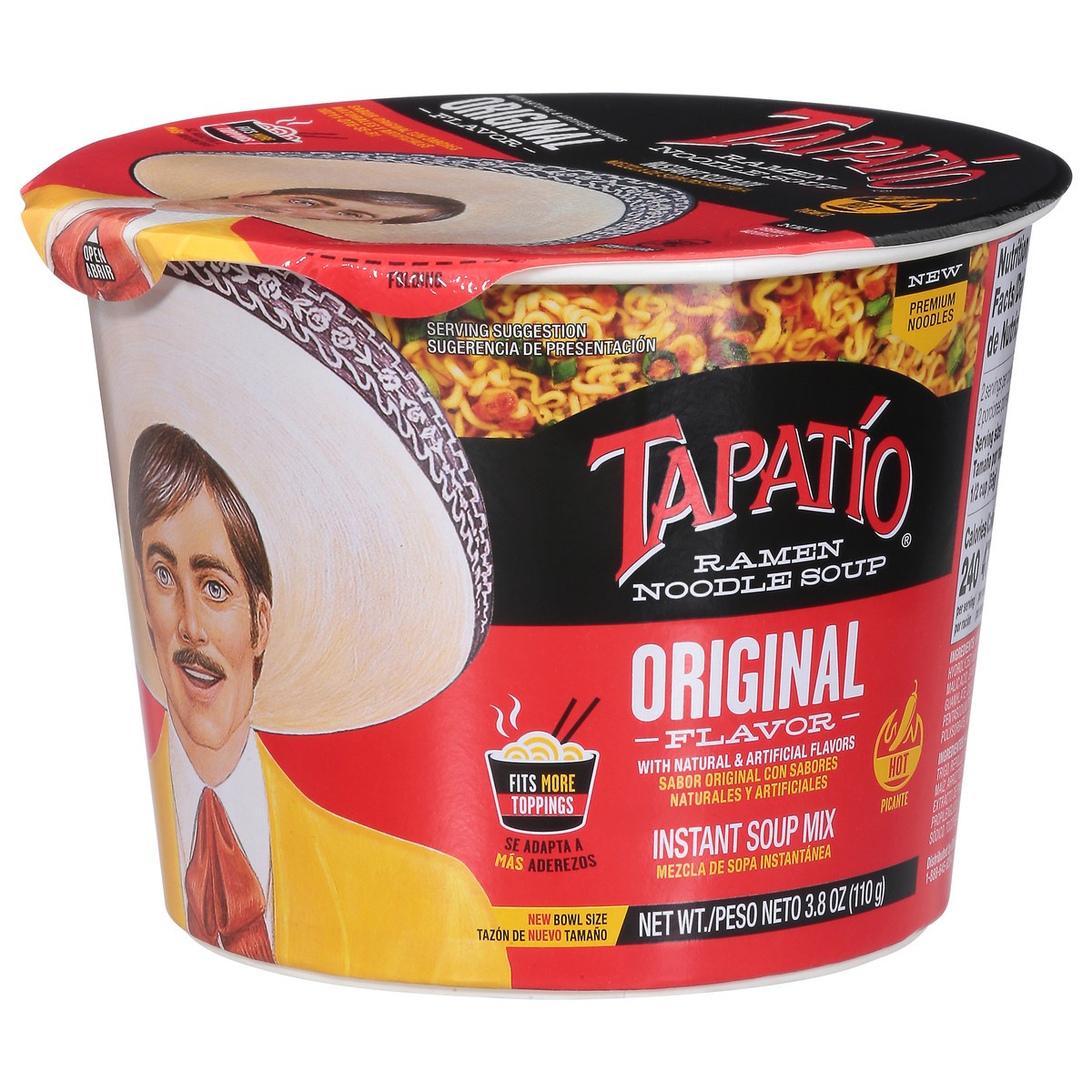 slide 10 of 11, Tapatio Original Flavor Ramen Noodle Soup 3.8 oz, 3.8 oz