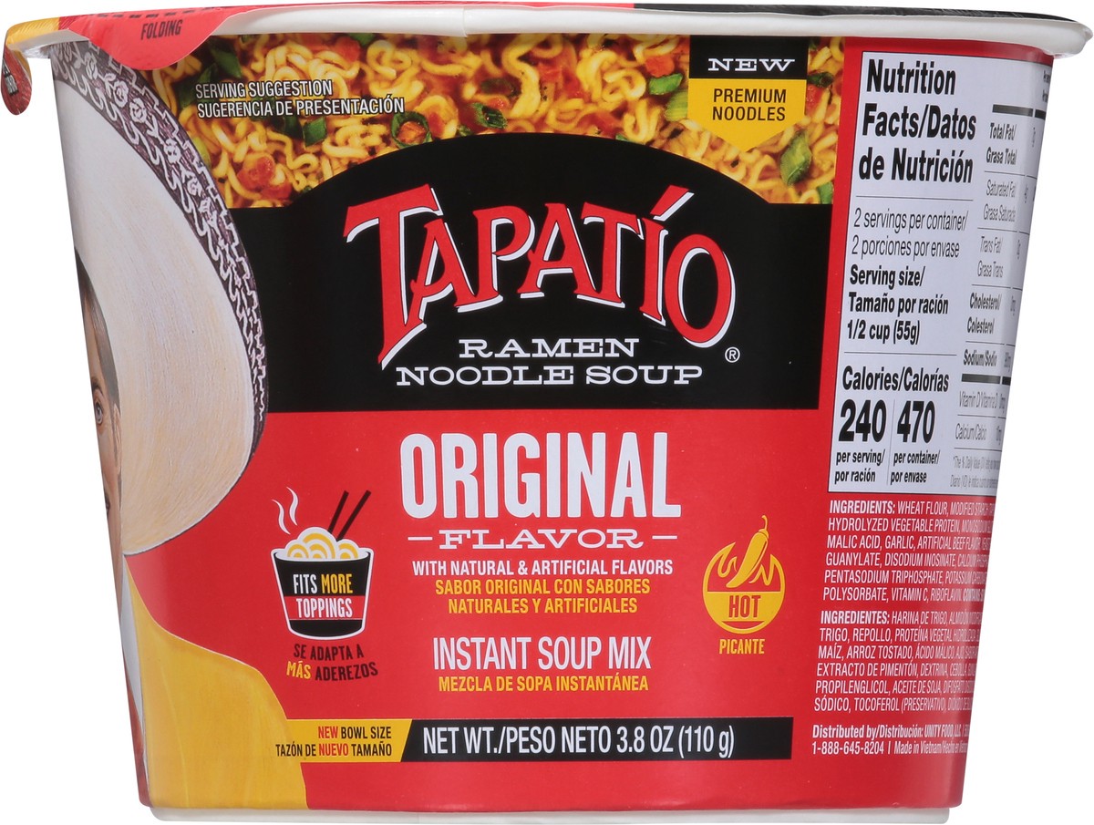 slide 4 of 11, Tapatio Original Flavor Ramen Noodle Soup 3.8 oz, 3.8 oz