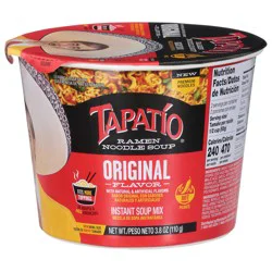 Tapatio Original Flavor Ramen Noodle Soup 3.8 oz