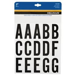 Hillman 2" Black and White Letter Pack