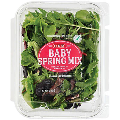 slide 1 of 1, H-E-B Baby Spring Mix, 5 oz