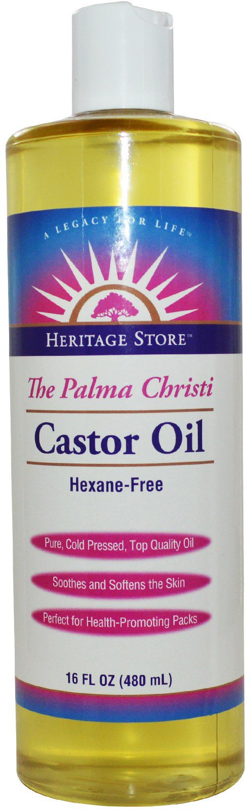 slide 1 of 1, Heritage Store Oil Castor, 32 fl oz