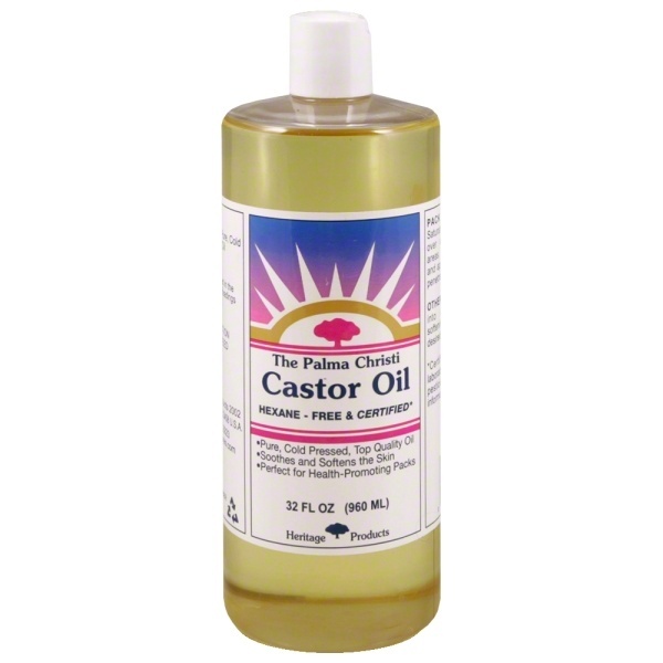 slide 1 of 1, Heritage Store Oil Castor, 32 fl oz