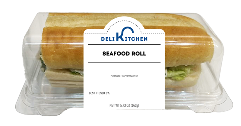 slide 1 of 1, Deli Kitchen Seafood Roll, 5.73 oz
