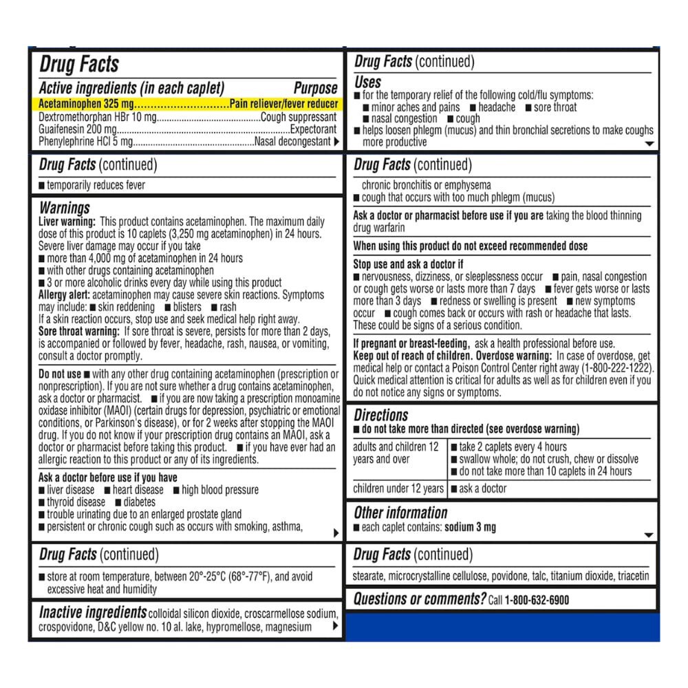 slide 4 of 4, Kroger® Severe Cold & Flu Daytime Cold Medicine, 24 ct