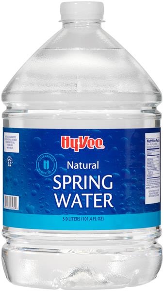 slide 1 of 1, Hy-Vee Natural Spring Water - 101.4 fl oz, 101.4 fl oz