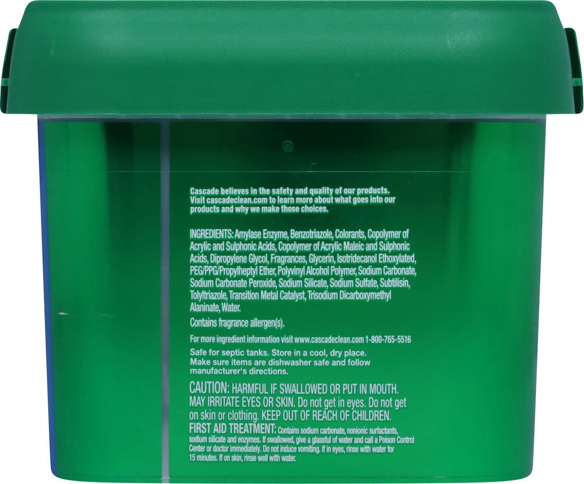 slide 10 of 11, Cascade Complete Dishwasher Pods, Dishwasher Detergent, Dish Detergent Tabs Tablets, Lemon, 43 Count, 43 ct