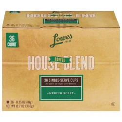 Lowes Foods House Blend Coffee Single-Serve Cups