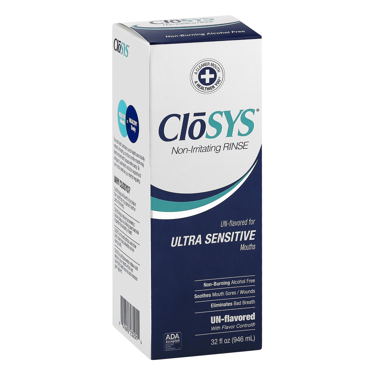 slide 5 of 9, CloSYS Ultra-Sensitive Rinse-32oz, 32 fl oz