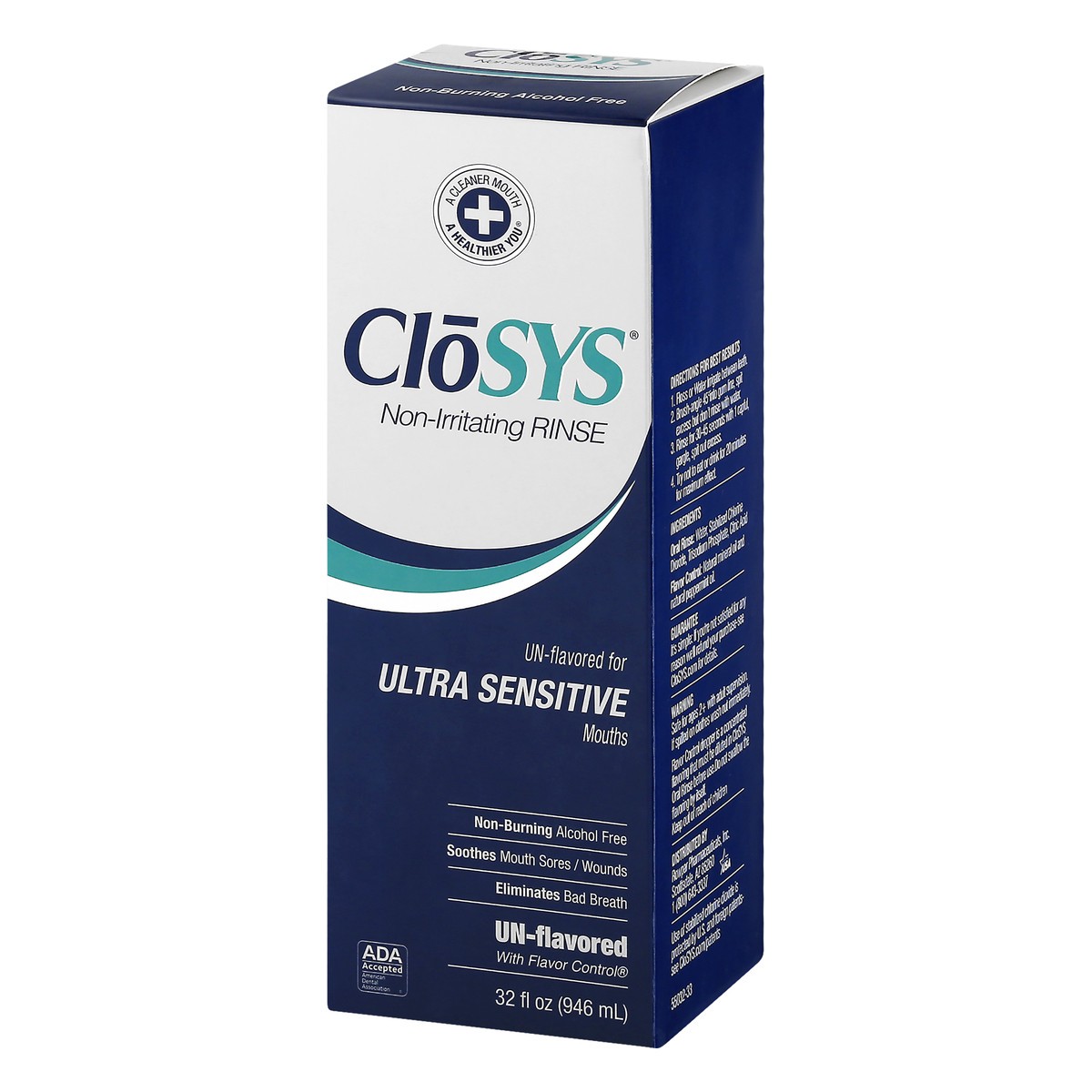 slide 9 of 9, CloSYS Ultra-Sensitive Rinse-32oz, 32 fl oz