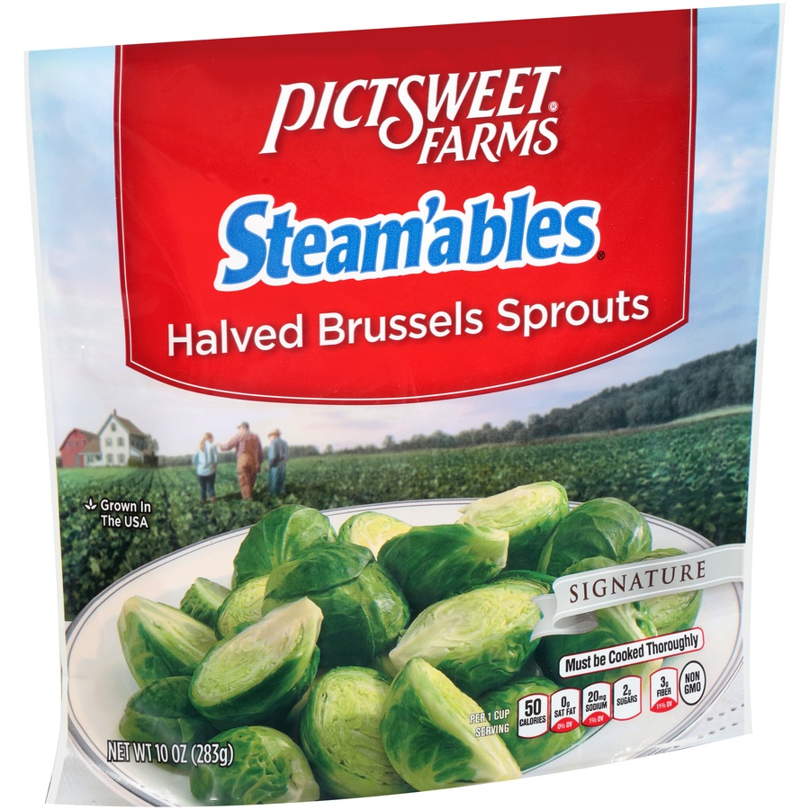 slide 2 of 8, PictSweet Farms Signature Halved Brussels Sprouts, 10 oz