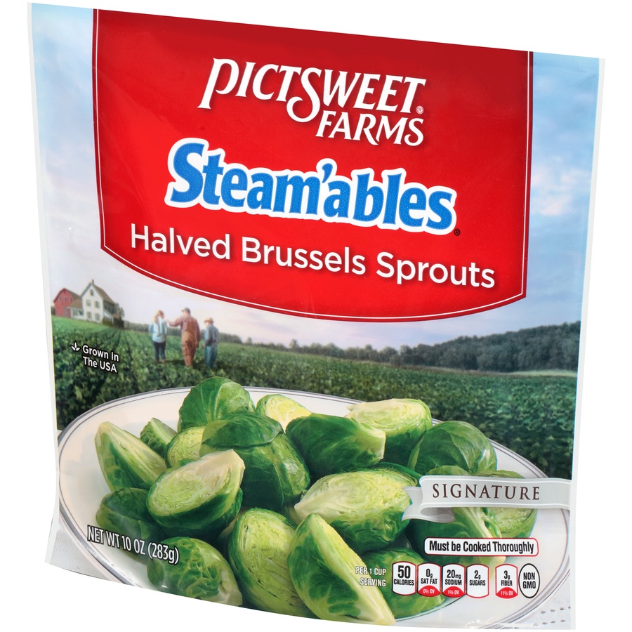 slide 3 of 8, PictSweet Farms Signature Halved Brussels Sprouts, 10 oz