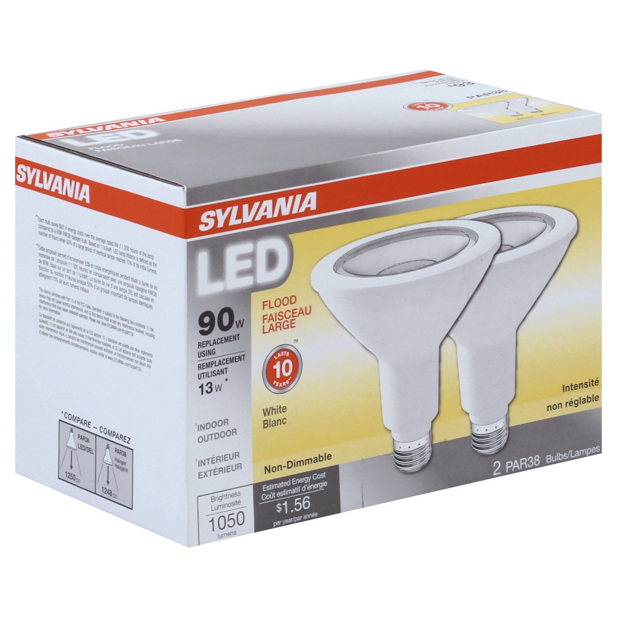 slide 2 of 5, Sylvania Light Bulbs 2 ea, 2 ct