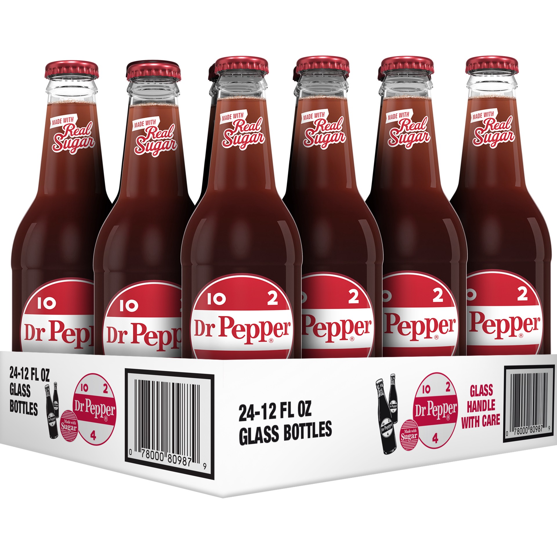 slide 4 of 5, Dr Pepper Made with Sugar Soda- 24 ct, 24 ct